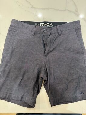 RVCA Charcoal Flat-Front Men’s Shorts